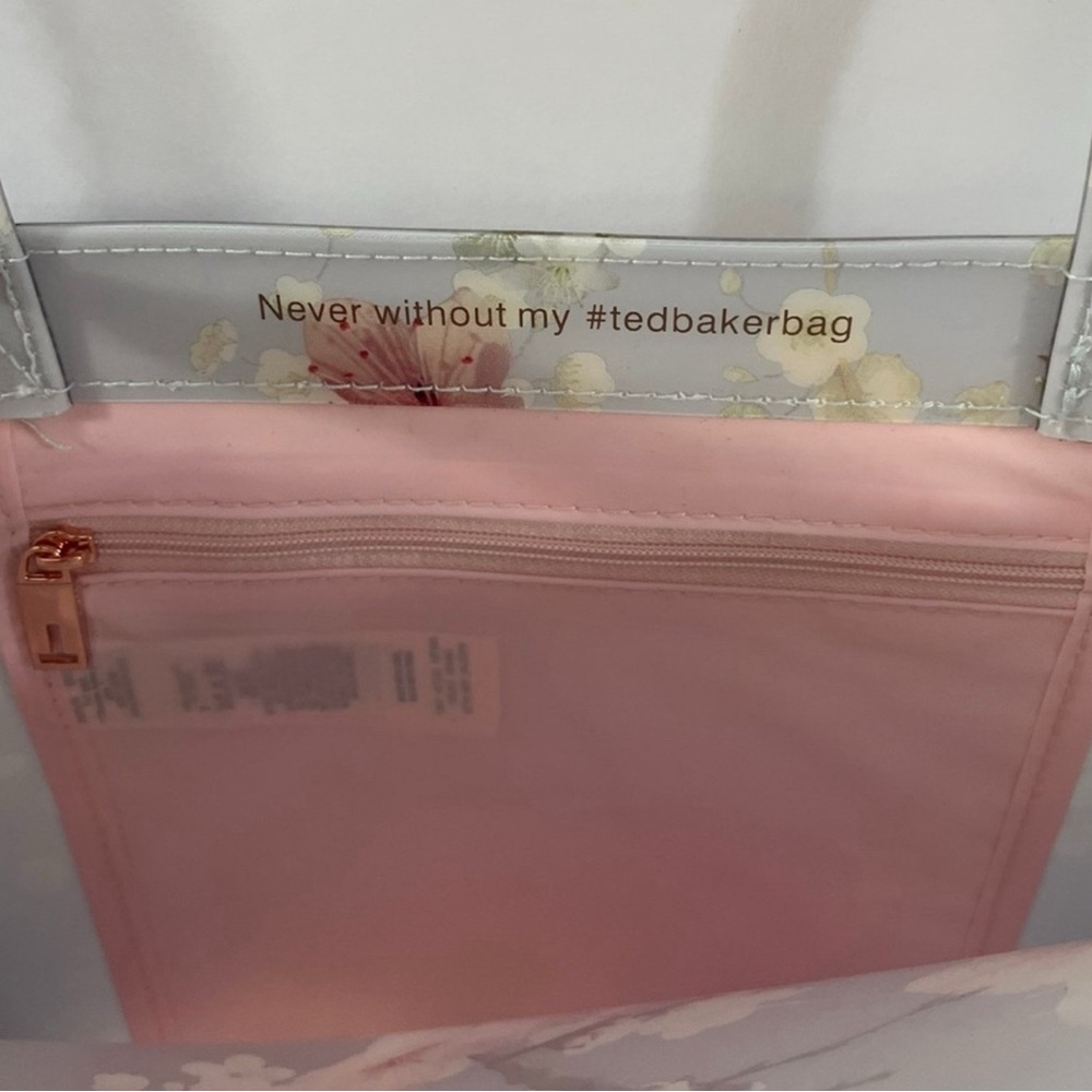 Ted Baker Floral Tote Bag - Pink, Grey and White NWT - Picture 5 of 7